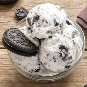 Cookies & Cream dessert served in a bowl