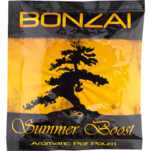 Bonzai Summer Boost Herbal Incense 3g pack with vibrant summer - inspired packaging