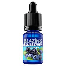 Bottle of blazing blueberry liquid incense 5ml -premium aromatic liquid