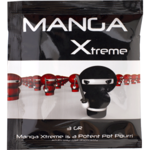 Manga Xtreme Herbal Incense 3g pack - premium aromatic blend