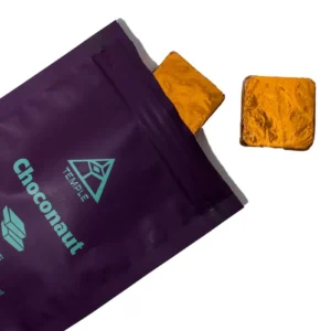 Temple Magic Mushroom Chocolate Bar packaging